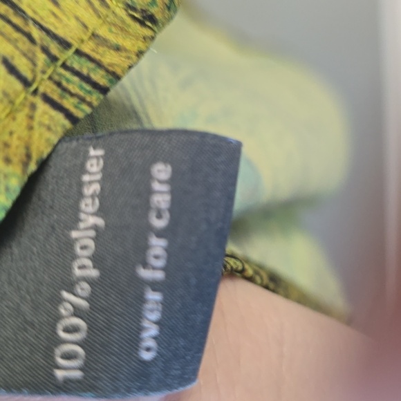 The Limited Peacock Feather Print Blouse, Plus Size 0X, Vintage - Picture 5 of 5